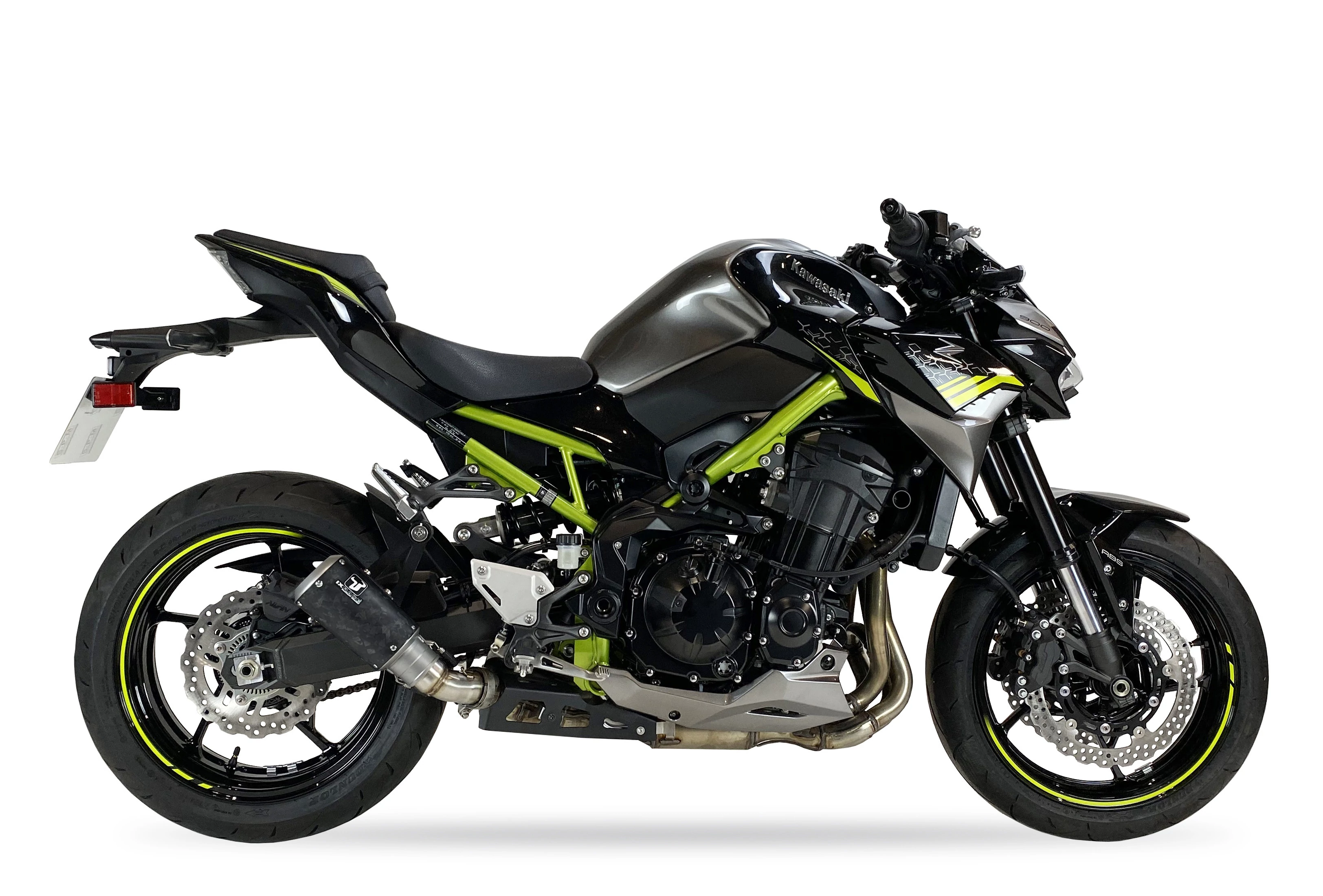 IXRACE Tłumik KAWASAKI Z 900 (92 kW) 20-24 (ZR900F) typ MK2C MK2 CARBON FORGED (Homologacja)