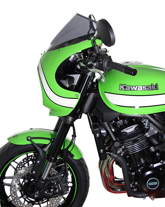 Szyba motocyklowa MRA KAWASAKI Z 900 RS (CAFE RACER) 2018-, forma R, przyciemniana