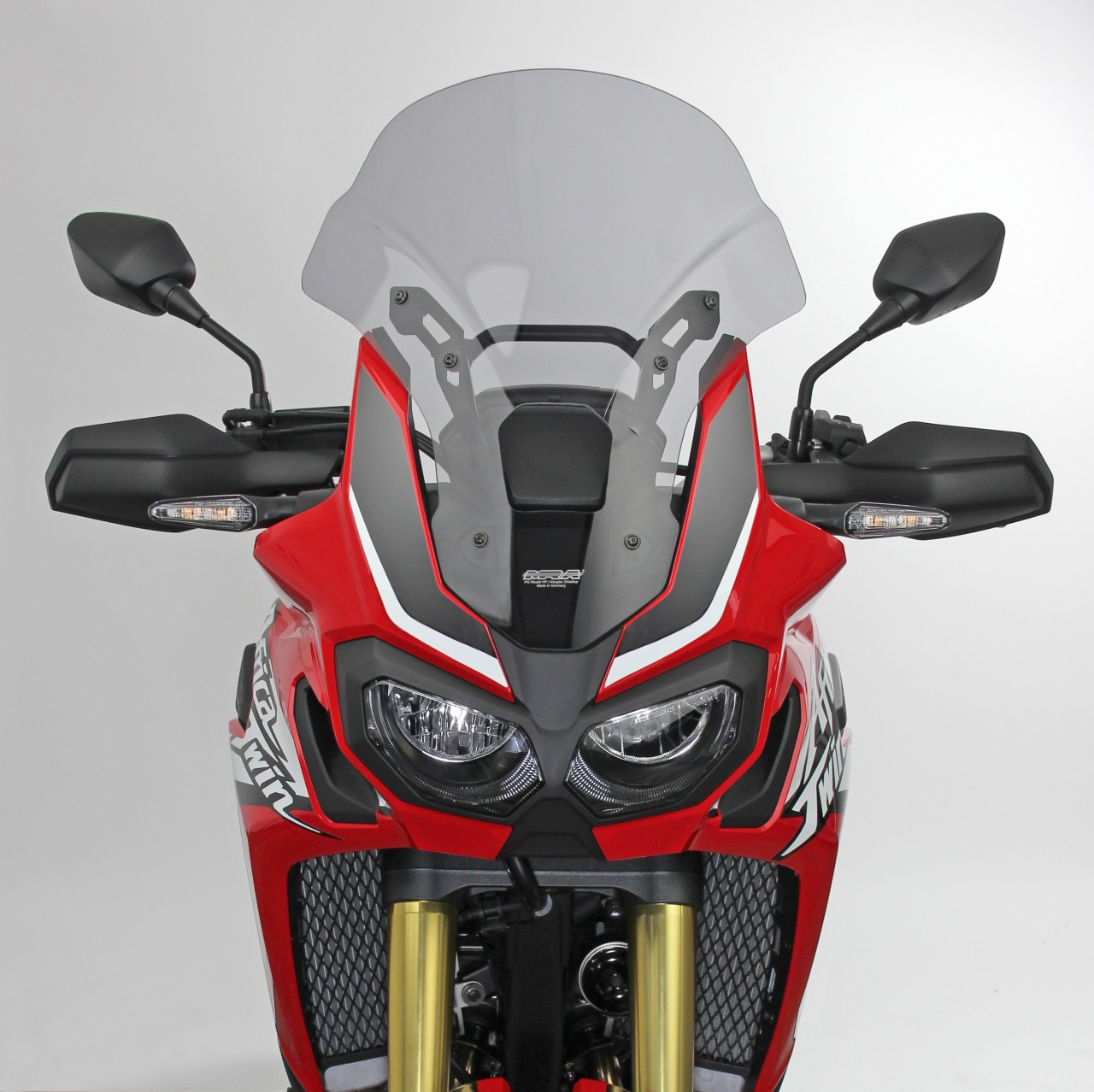 Szyba motocyklowa MRA HONDA CRF 1000 L AFRICA TWIN SD 04 2016-2019, forma TM, bezbarwna