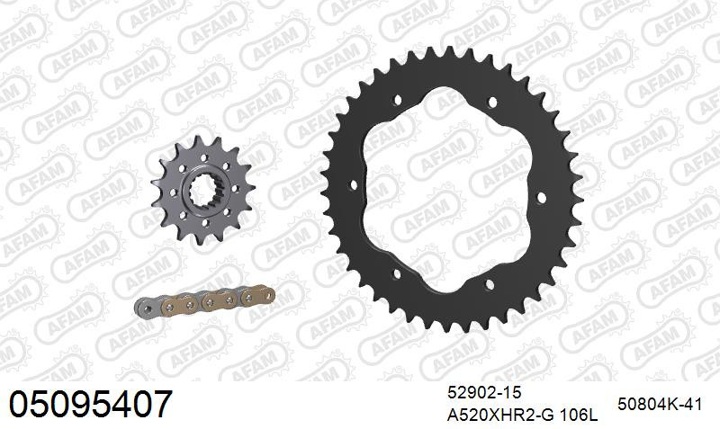 Zestaw napędowy AFAM do DUCATI 1199 Panigale R (for sprocket carrier PCD4)