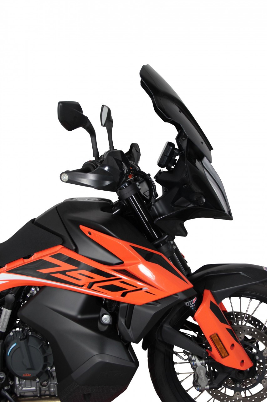 Szyba motocyklowa MRA KTM ADVENTURE 890 R 2018-2022, forma TN, czarna