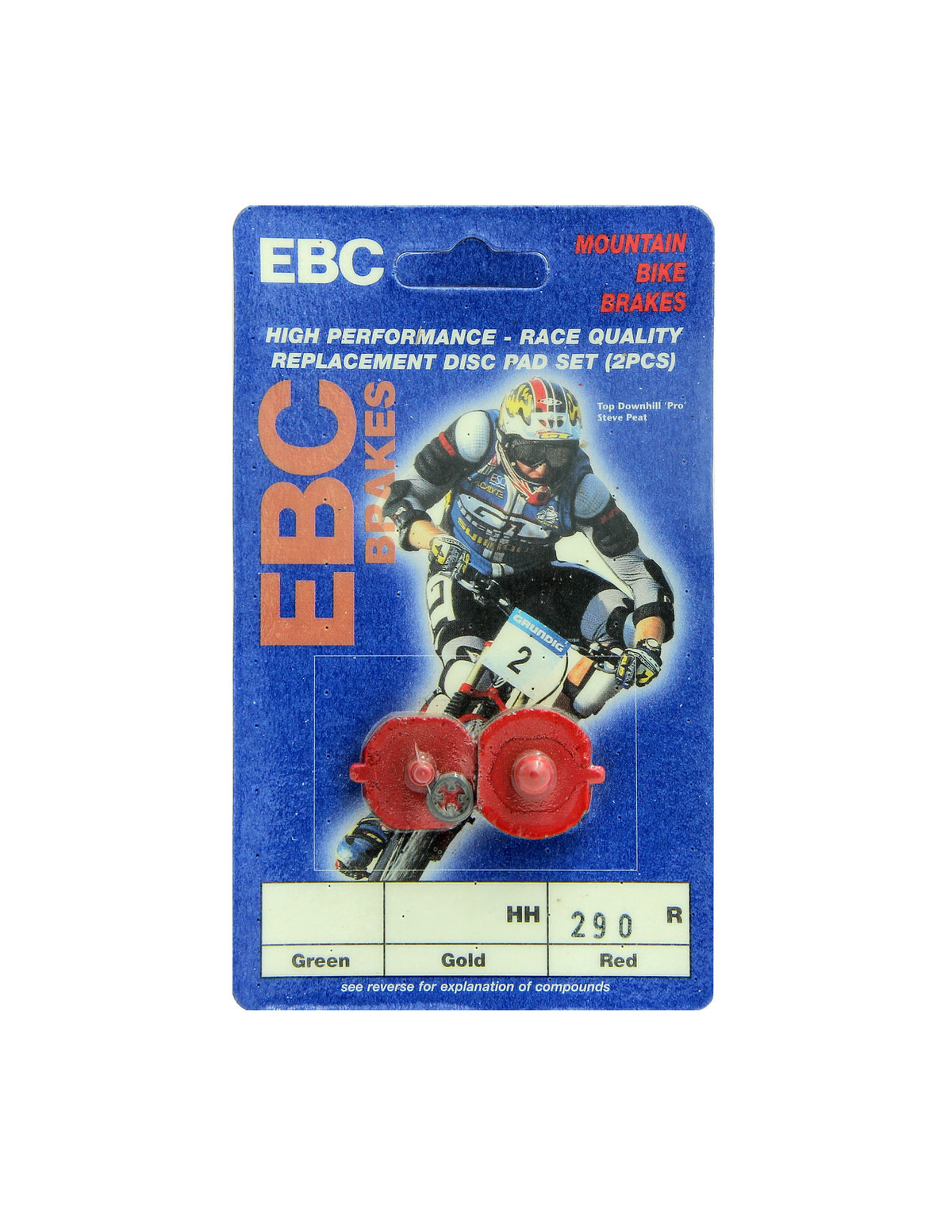 CFA290R - Klocki hamulcowe rowerowe (organiczne wyczynowe) EBC Brakes