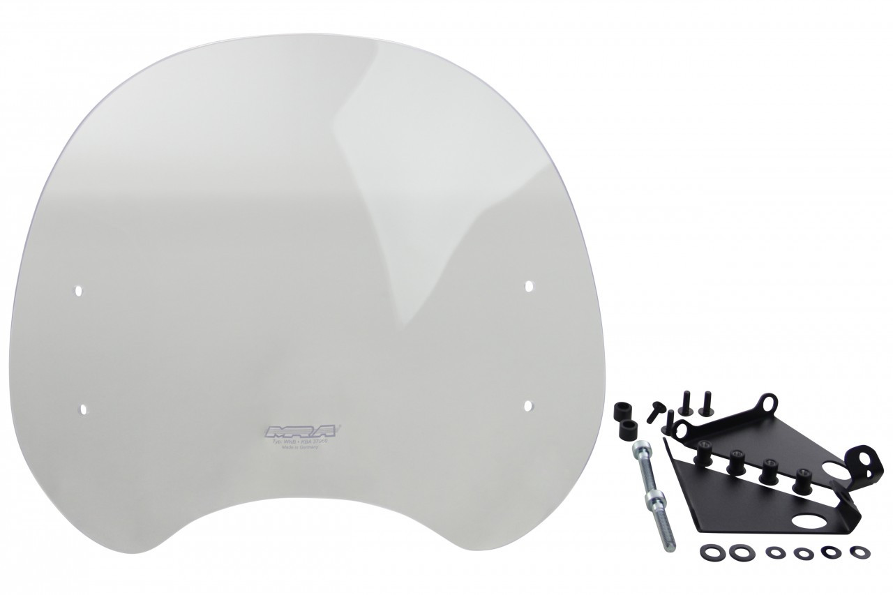 Szyba motocyklowa MRA BMW R NINE-T R1ST -2023, forma NTM, bezbarwna