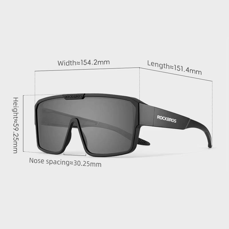 Okulary rowerowe / sportowe z polaryzacją ROCKBROS UV400 (14130018002)