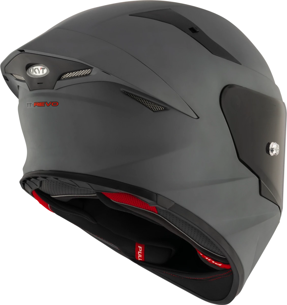 Kask motocyklowy KYT TT-REVO PLAIN MATT Szary