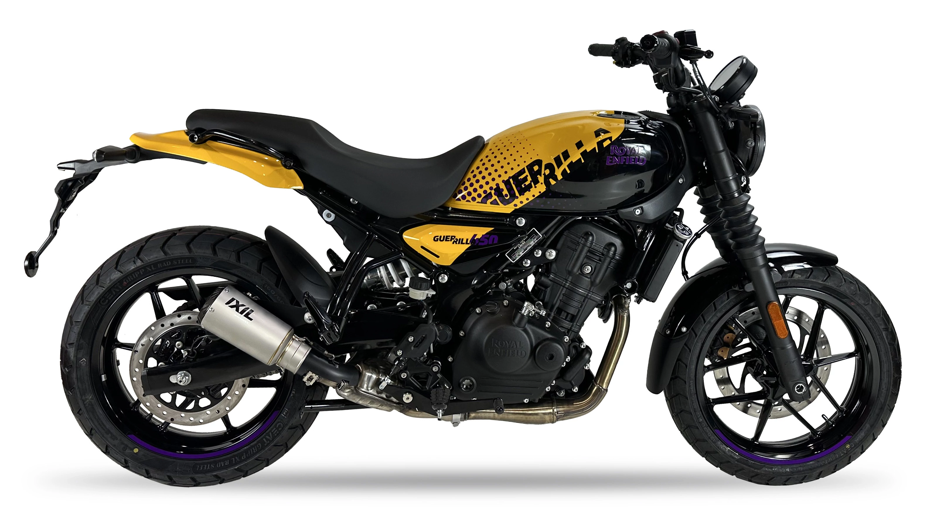 IXIL Tłumik ROYAL ENFIELD GUERRILLA 450 typ RC SLIP ON - RACE XTREM CARBON