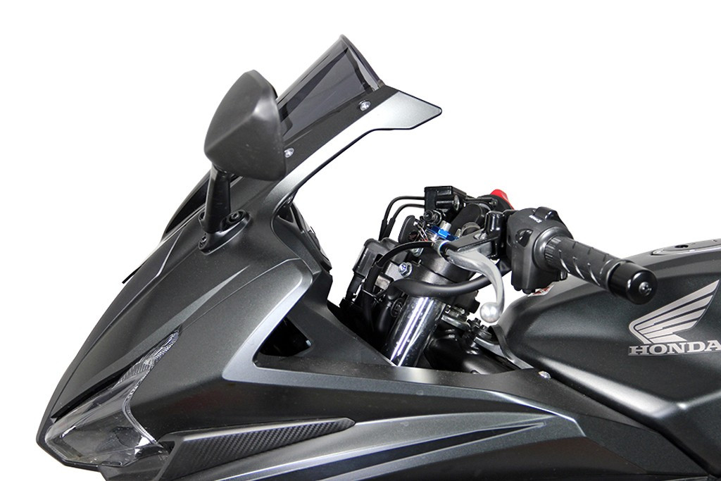 Szyba motocyklowa MRA HONDA CBR 500 R PC57 2016-2018, forma R, przyciemniana