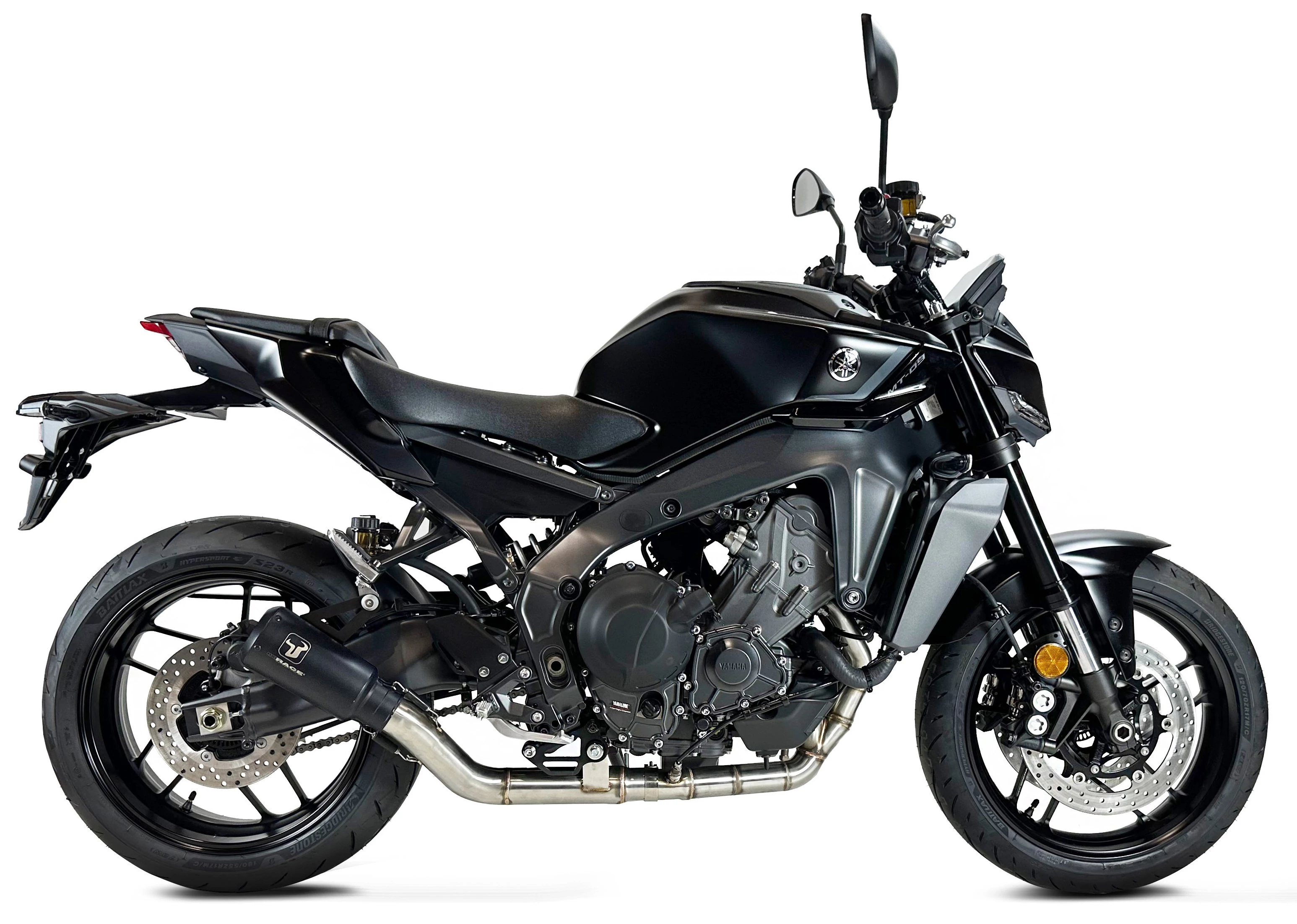 IXRACE Układ wydechowy, tłumik YAMAHA MT-09 2024 (RN87 RN88 RN89 RN90 RN91 RN92) typ MK2B MK2 BLACK - RACE FULL SYSTEM