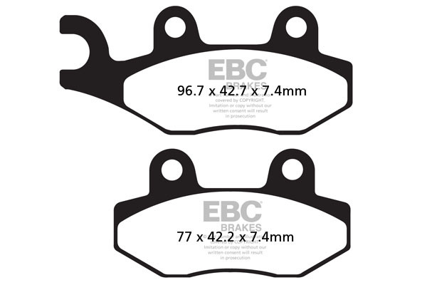 EBC Brakes Klocki hamulcowe EBC MXS135 off-road wyczynowe (kpl. na 1 tarcze)