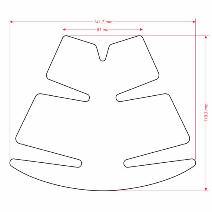 ONEDESIGN Tankpad czarny per 749-999