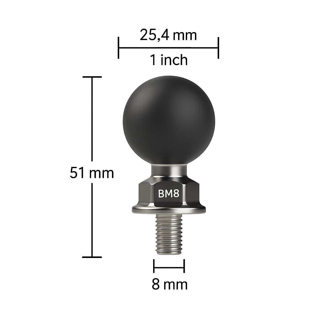 Adapter adapter kulowy 1 cal gwint Outplorer BM6