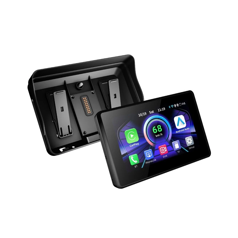Ekran nawigacyjny z kamerami i GPS NAVTICA APEX CAM 5' do motocykla Android Auto / Apple CarPlay