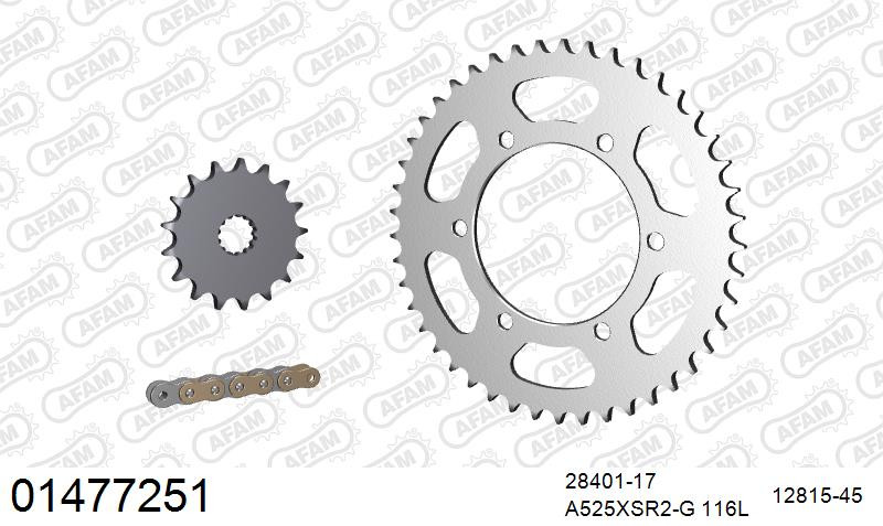 Zestaw napędowy AFAM do SUZUKI GSX-R 750 L1,L2,L3,L4,L5,L6,L7