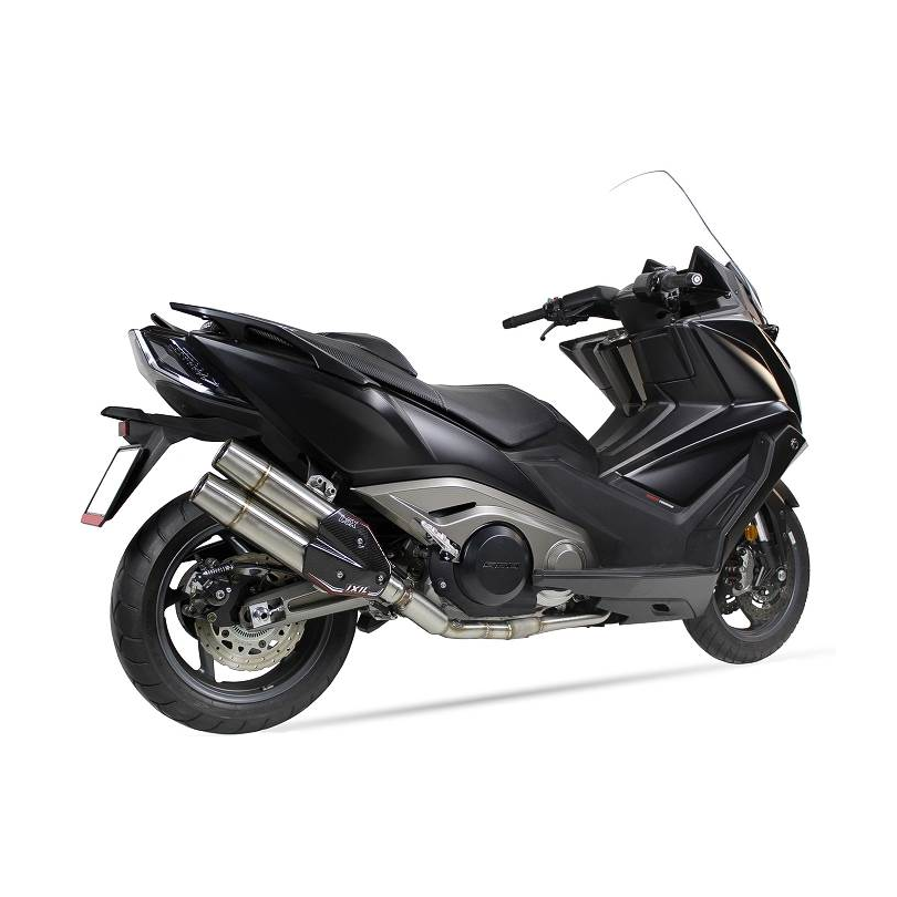 Tłumik IXIL KYMCO AK 550 21-22 (E1-A3, E1-A2) typ L5X (waga: 3000g, długość: 430 mm., materiał: Inox AISI304, kolor: Matt polish