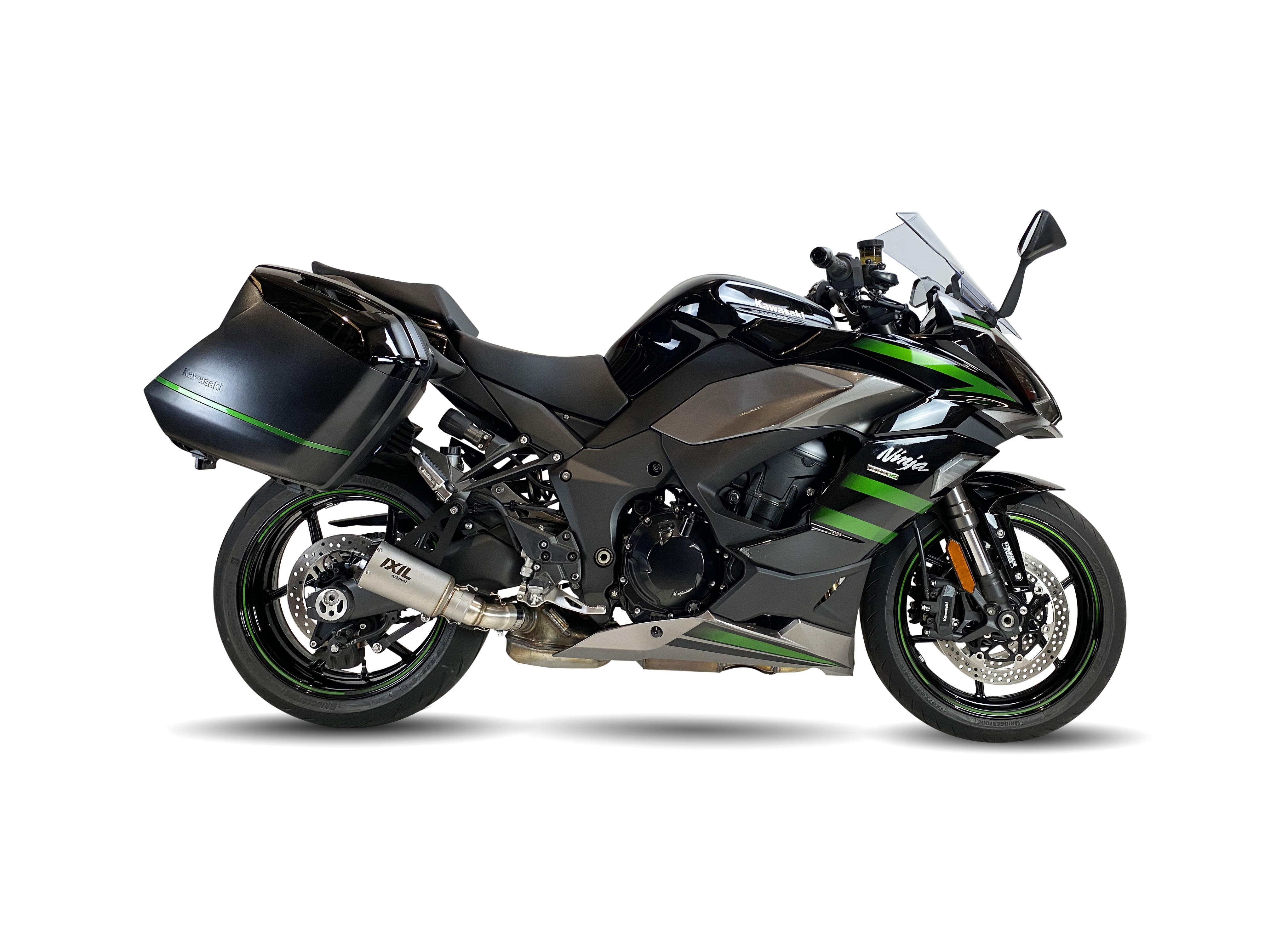 Tłumik IXIL KAWASAKI NINJA 1000 SX 20-23 (ZXT02K) typ RC (waga: 800g, długość: 230 mm., materiał: Inox AISI304, kolor: Bright re