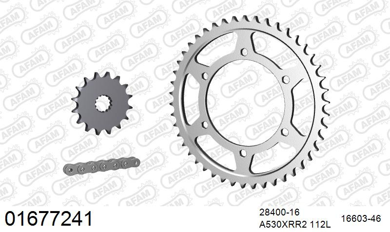 Zestaw napędowy AFAM do KAWASAKI ZXR 750 H1