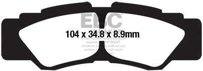 EBC Brakes Klocki hamulcowe EBC FA677R (kpl. na 1 tarcze)