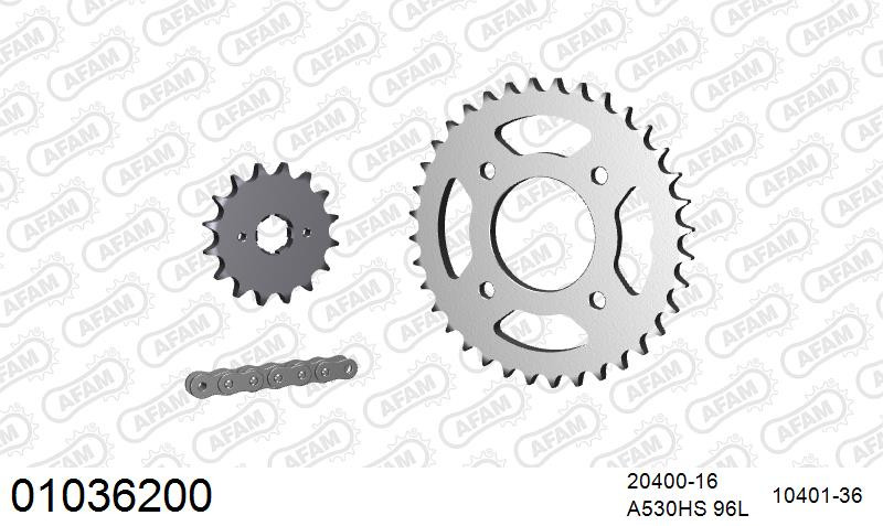Zestaw napędowy AFAM do HONDA CB 360 G5