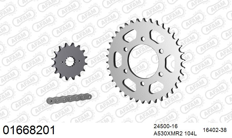 Zestaw napędowy AFAM do KAWASAKI GPZ 550 H1,H2