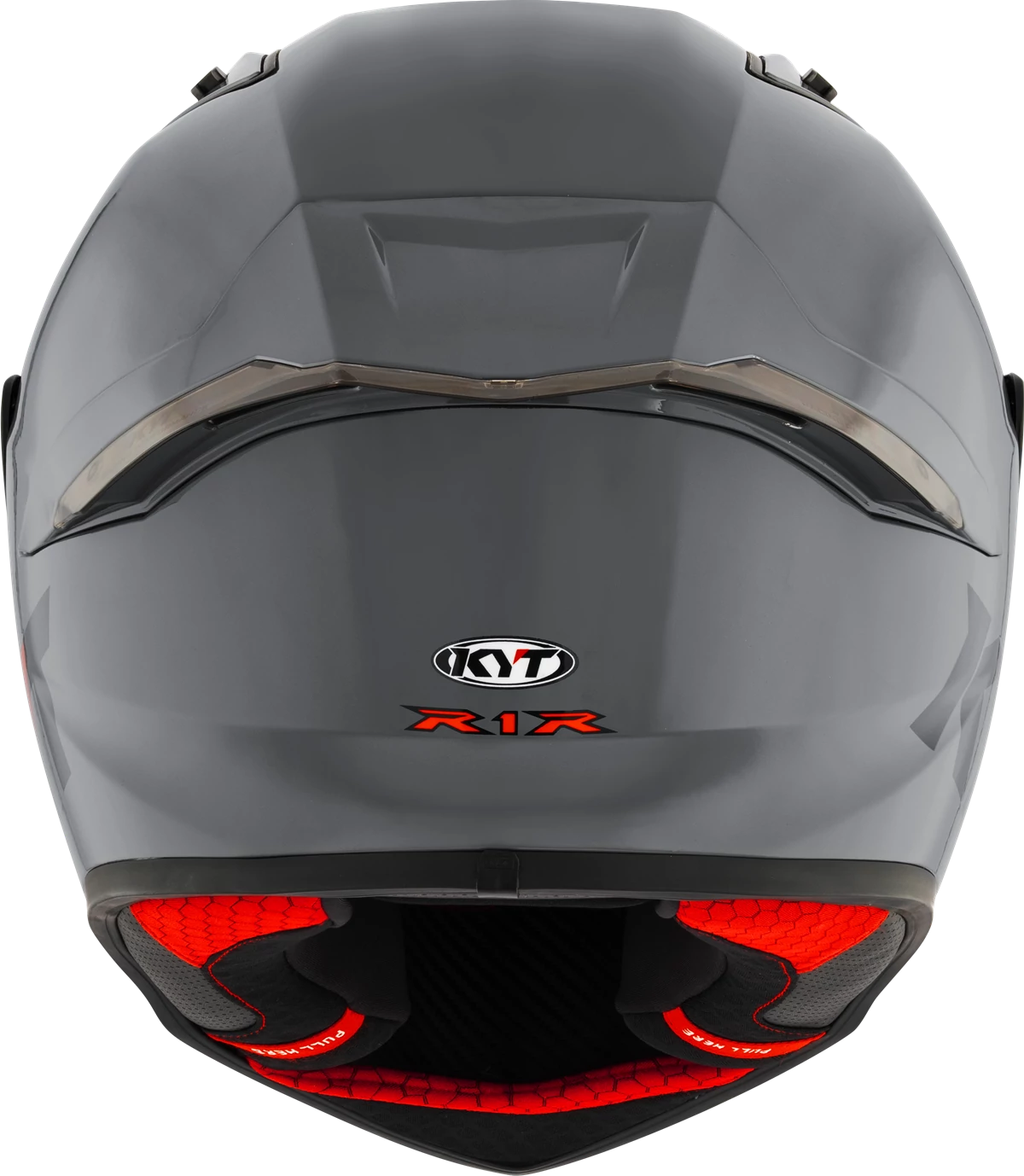 Kask motocyklowy KYT R1R SZARY E06