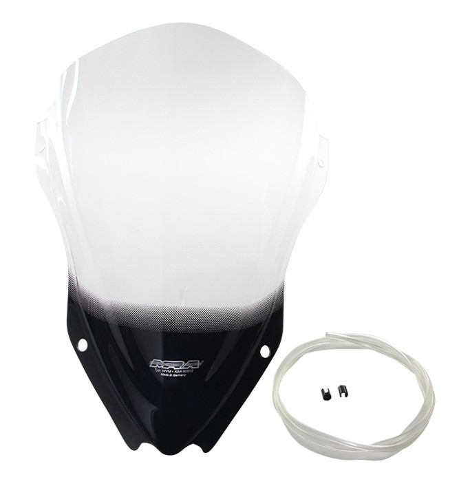 Szyba motocyklowa MRA KAWASAKI ZX 10 R ZXT00S 2016-2020, forma R, bezbarwna