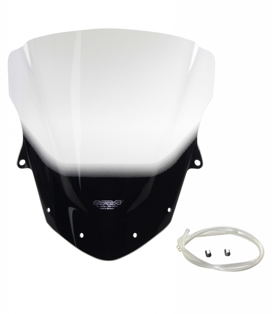 Szyba motocyklowa MRA KAWASAKI NINJA ZX 6 R 2019-2023, forma R, bezbarwna