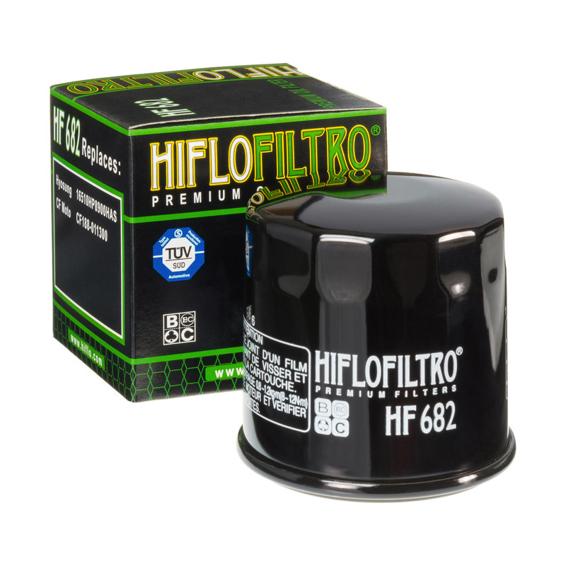 FILTR OLEJU HIFLO HF682 HYOSUNG TE 450 (ATV) '08-'11, CF MOTO CF 450 MT / NK / SR '23-'24, CF 650 MT / NK / TK '14-'24, QUADZILL