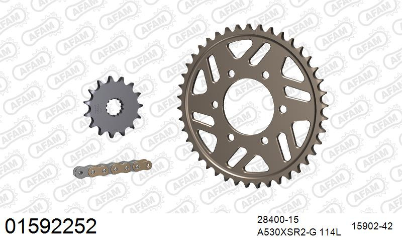 Zestaw napędowy AFAM do SUZUKI GSX-R 1100 W P,R