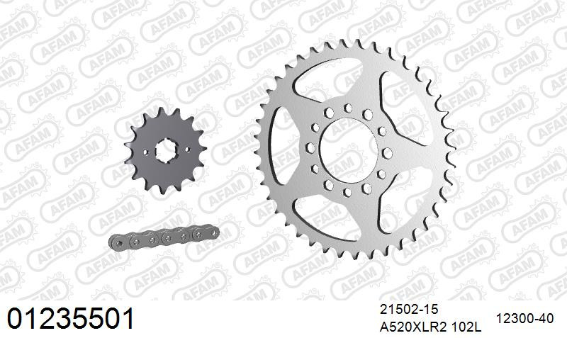 Zestaw napędowy AFAM do YAMAHA XT 350