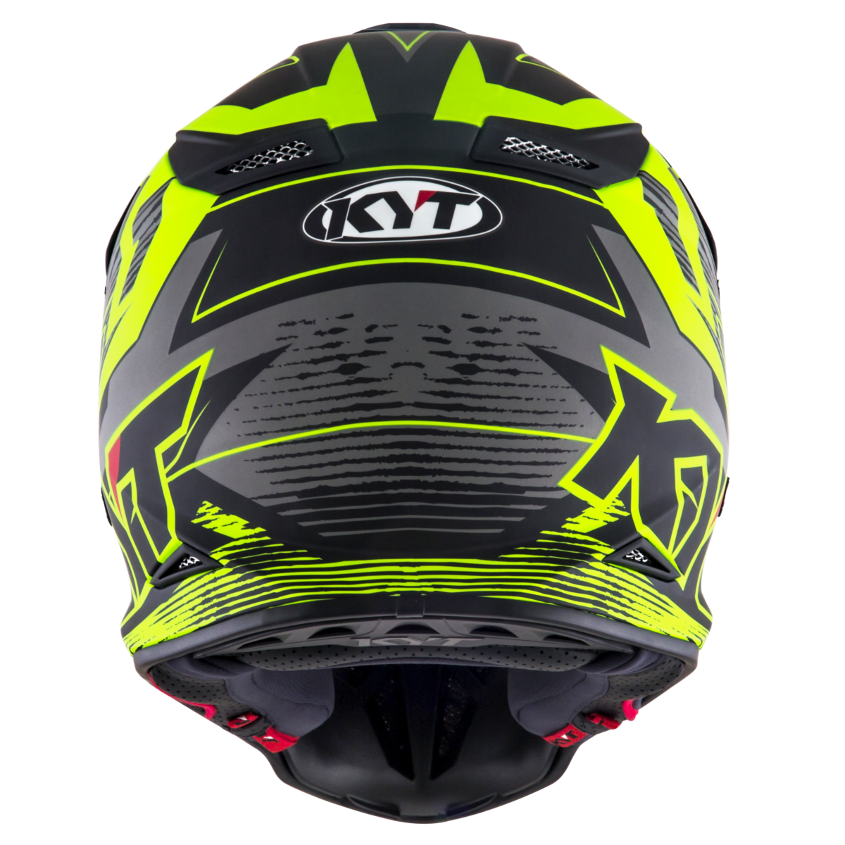 Kask Motocyklowy KYT SKYHAWK DIGGER matowy czarny/żółty