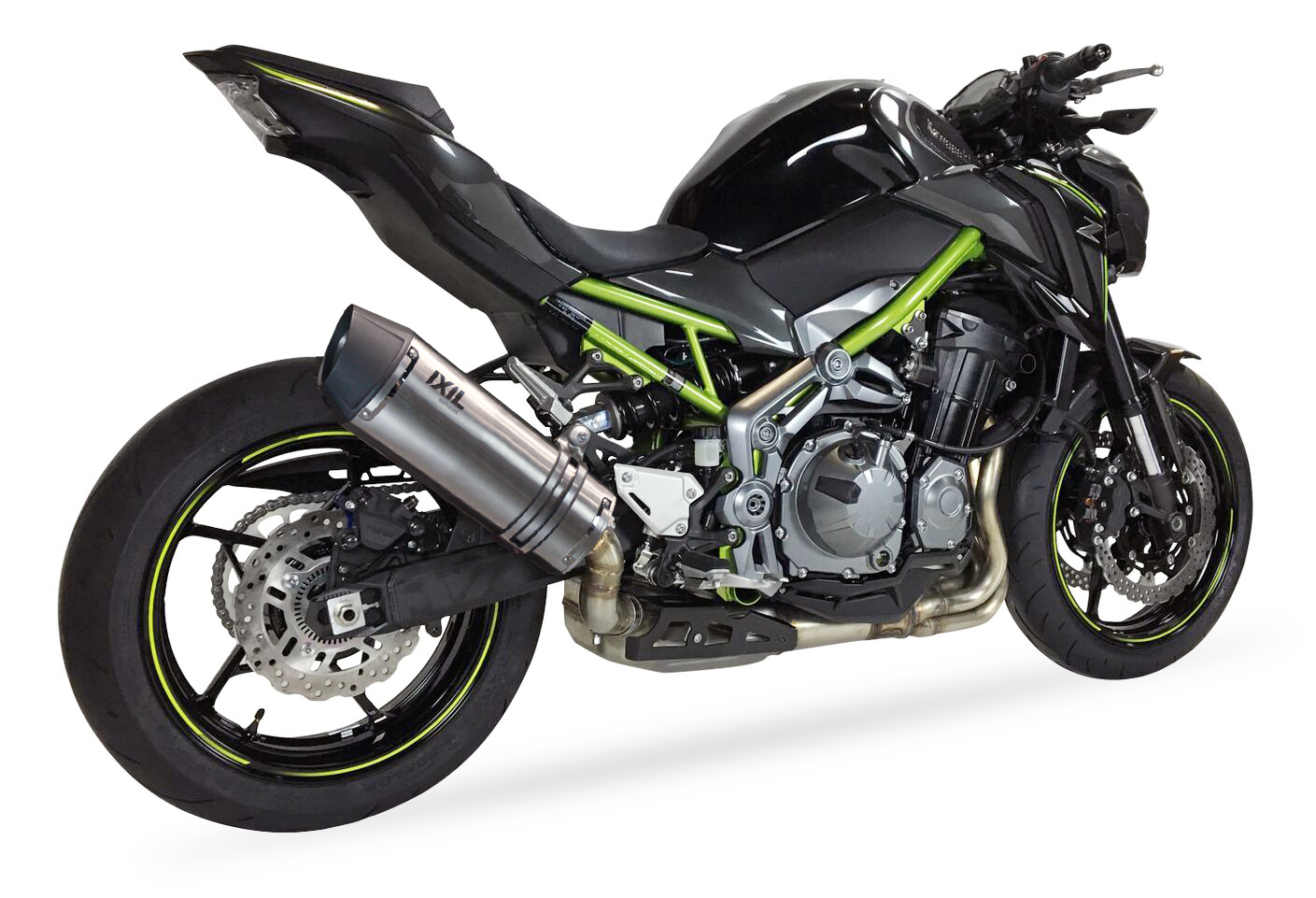 Tłumik IXIL KAWASAKI Z 900 A2 20-22 (ZR900H ZR900HA2) typ SOVE (waga: 3000g, długość: 423 mm., materiał: Inox AISI304, kolor: Bl