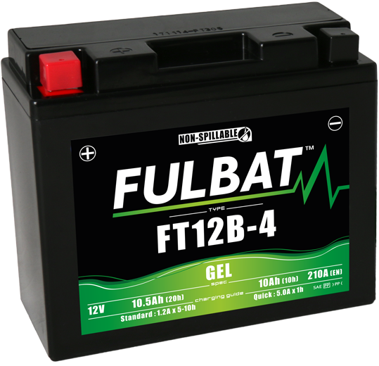 Akumulator FULBAT FUL GEL - FT12B-4 / YT12B-4 (Żelowy, bezobsługowy)