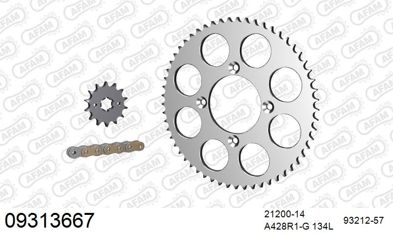 Zestaw napędowy AFAM do SCORPA TY-S 125 F