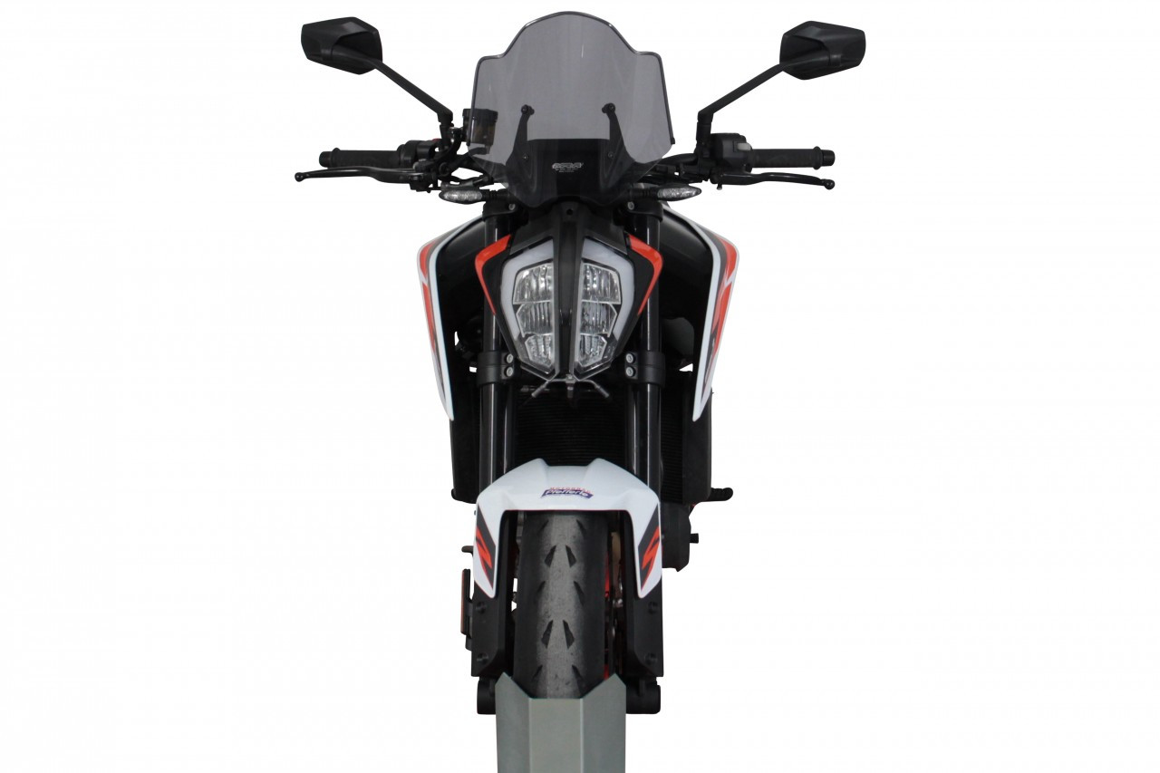 Szyba motocyklowa MRA KTM DUKE 890 R 2019-, forma NRM, przyciemniana