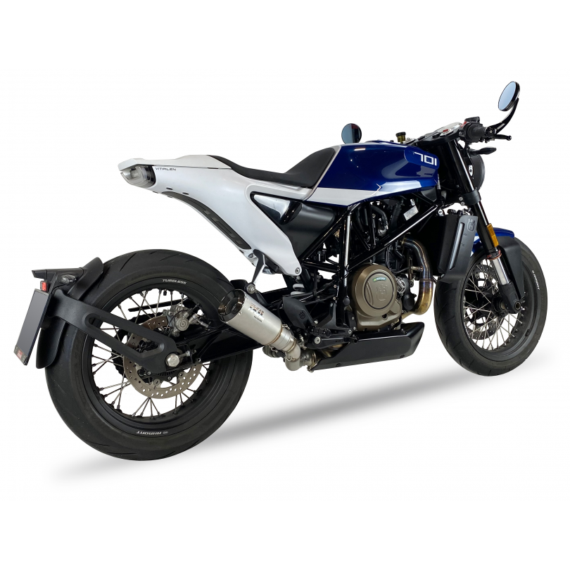Tłumik IXIL HUSQVARNA VITPILEN 701 20-22 (HQV701) typ RC (waga: 800g, długość: 230 mm., materiał: Inox AISI304, kolor: Bright re