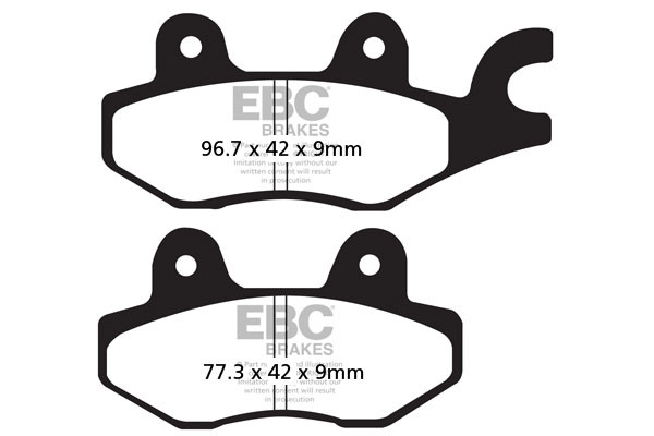 EBC Brakes Klocki hamulcowe EBC SFA197 skuterowe (kpl. na 1 tarcze)