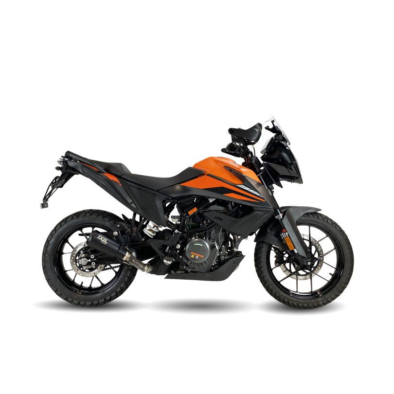 Tłumik IXIL KTM 390 ADVENTURE 20-22 (KTM IS ADVENTURE) typ RB (waga: 900g, długość: 230 mm., materiał: Inox AISI304, kolor: Blac