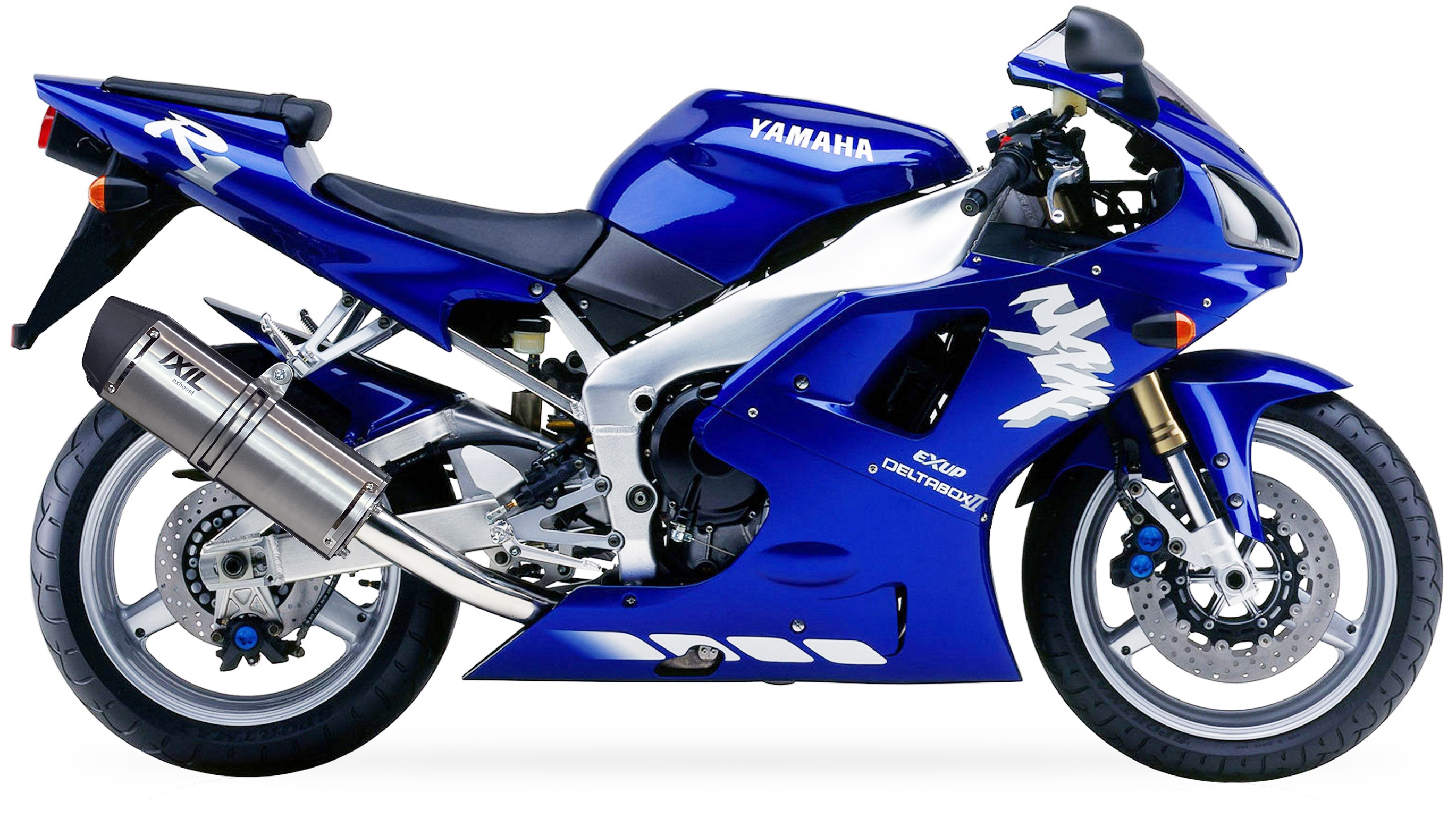 Tłumik IXIL YAMAHA YZF 1000 R-1 98-01 (RN01) typ SOVE (waga: 3000g, długość: 423 mm., materiał: Inox AISI304, kolor: Black paint