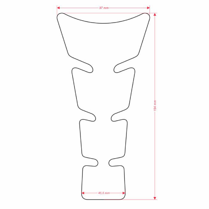 ONEDESIGN Tankpad SLIM YAMAHA R1 from 2015