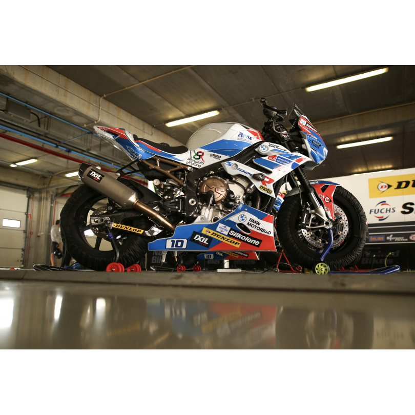 Tłumik IXIL BMW S 1000 RR 21-22 (2R99/R) typ VTI (waga: 1500g, długość: 393 mm., materiał: Titanium, kolor: Bright resin) FULL S