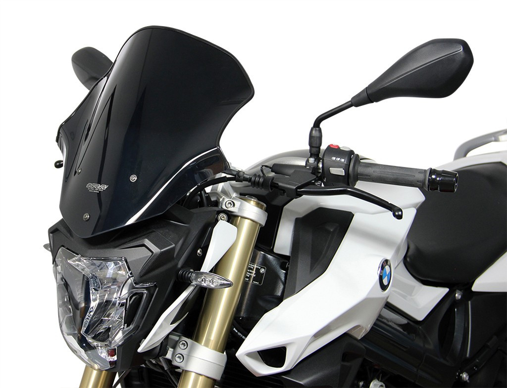 Szyba motocyklowa MRA BMW F 800 R E8ST 2015-, forma T, czarna