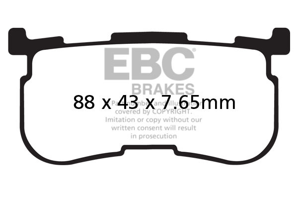 EBC Brakes Klocki hamulcowe EBC FA641/4V V-PAD (kpl. na 1 tarcze)