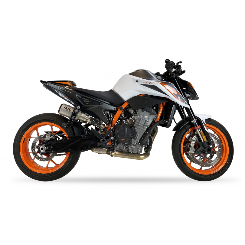 Tłumik IXIL KTM 890 DUKE R 20-23 (KTM 790 DUKE) typ RC (waga: 800g, długość: 230 mm., materiał: Inox AISI304, kolor: Bright resi