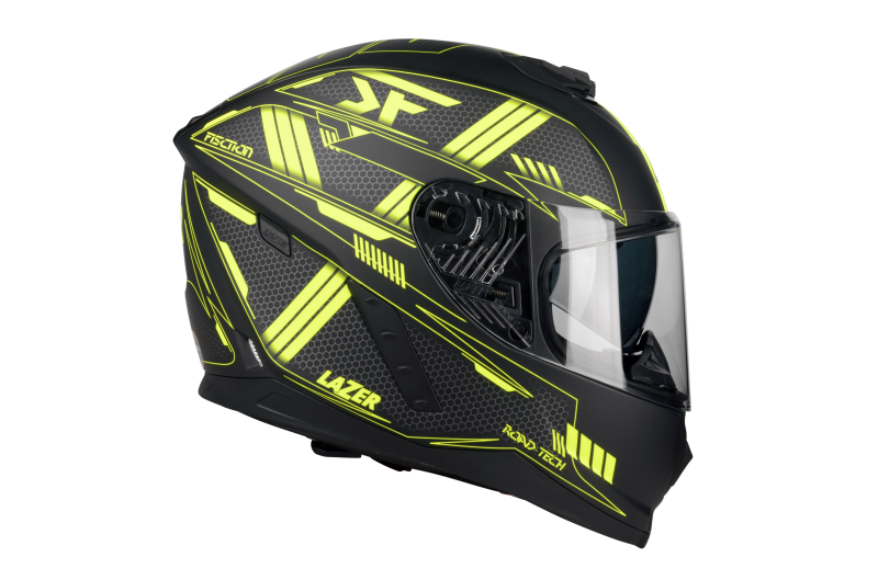 Kask Motocyklowy LAZER RAFALE EVO Roadtech (kol. Czarny - Żółty - Matowy)