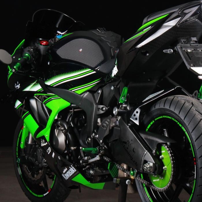 ONEDESIGN Grip Boczny HDR NINJA 600 ZX 6R 09-16 / NINJA 636 ZX-6R 12-24 KAWASAKI czarny
