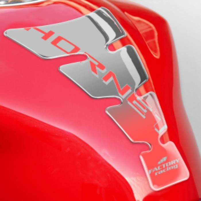 ONEDESIGN Tankpad Spirit shape logo Hornet srebrny/transparentny
