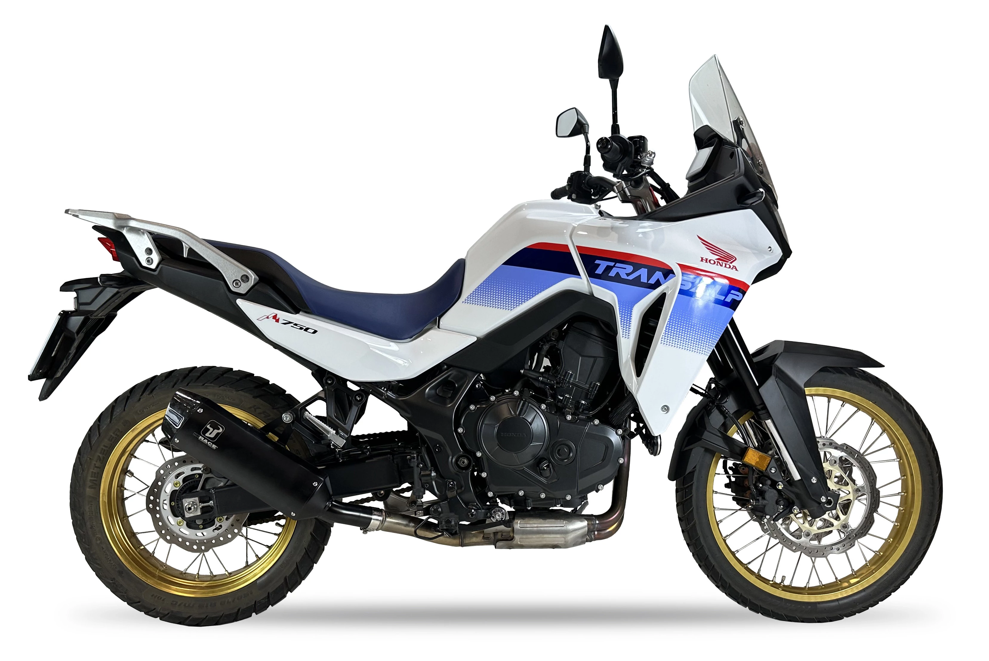 IXRACE Tłumik HONDA XL TRANSALP 750 2025 (RD17) typ DESERT BLACK DESERT BLACK (Homologacja)