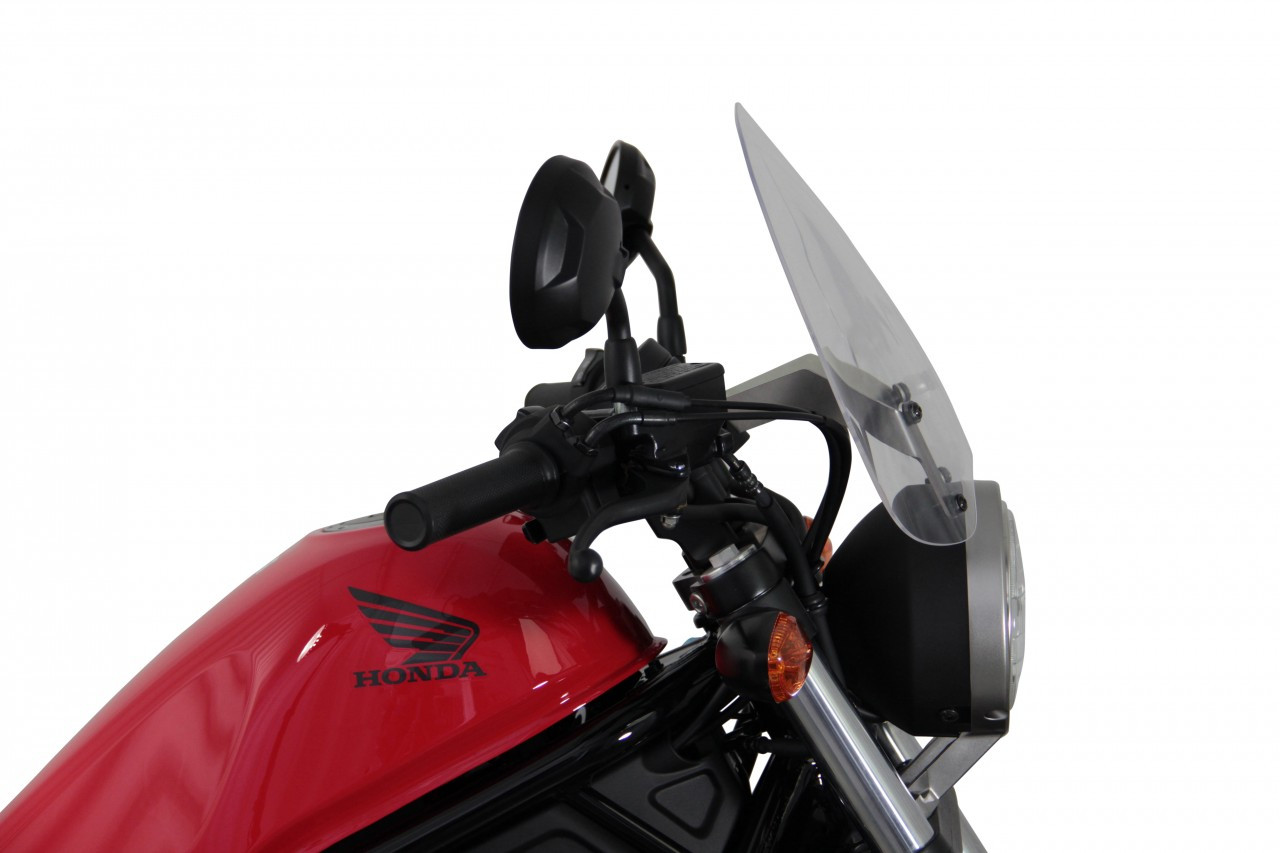 Szyba motocyklowa MRA HONDA CMX 500 REBEL 2017-2019, forma NTM, bezbarwna