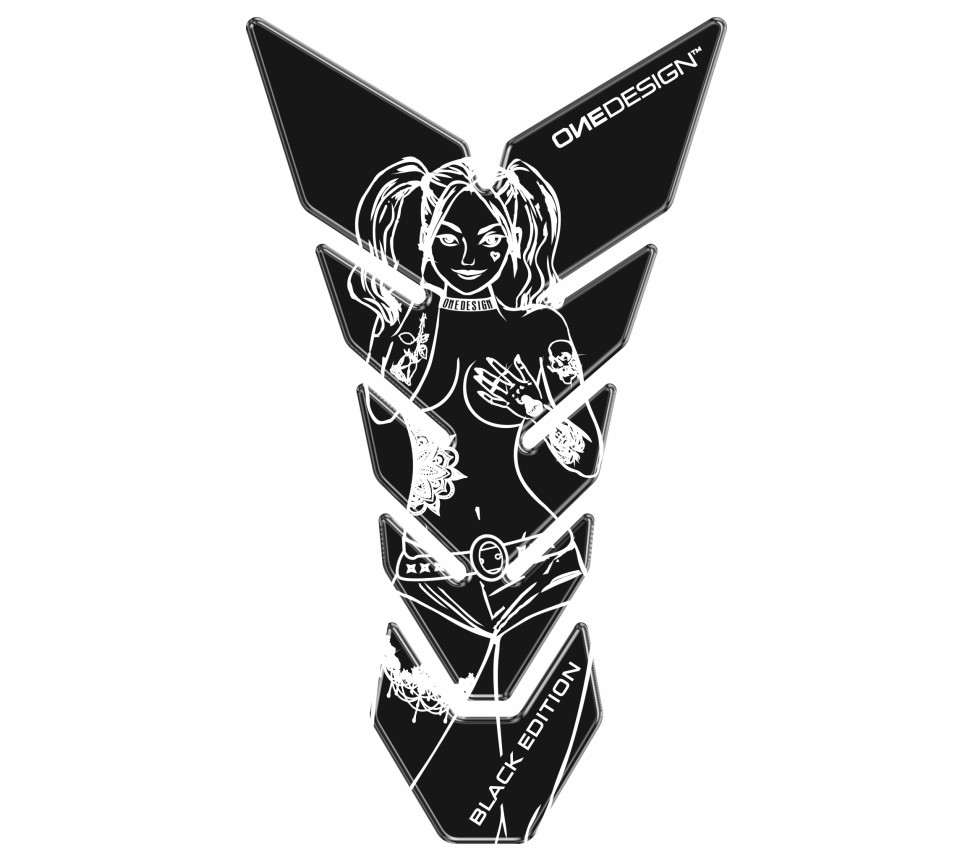 ONEDESIGN Tankpad czarny EDITION sexy woman 1