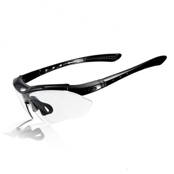 Okulary rowerowe / sportowe fotochrom ROCKBROS UV400 czarne (10143)